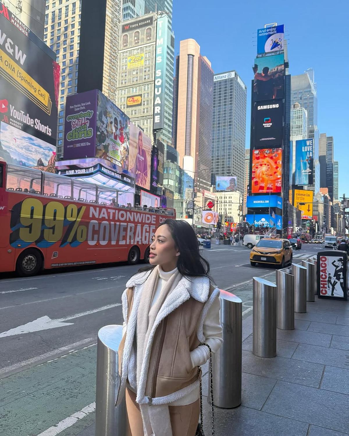 7 Gaya Rachel Vennya Liburan di Amerika, Gorgeous Banget