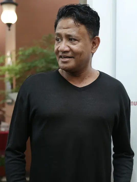 "Tanggal 15-16 Oktober flight masih ada, yuk come to Maumere Jazz Fiesta," tutur Andre Hehanusa melakukan promosi di gedung BEJ, kawasan SCBD, Jakarta Selatan, Selasa (11/10).‎ (Galih W. Satria/Bintang.com)