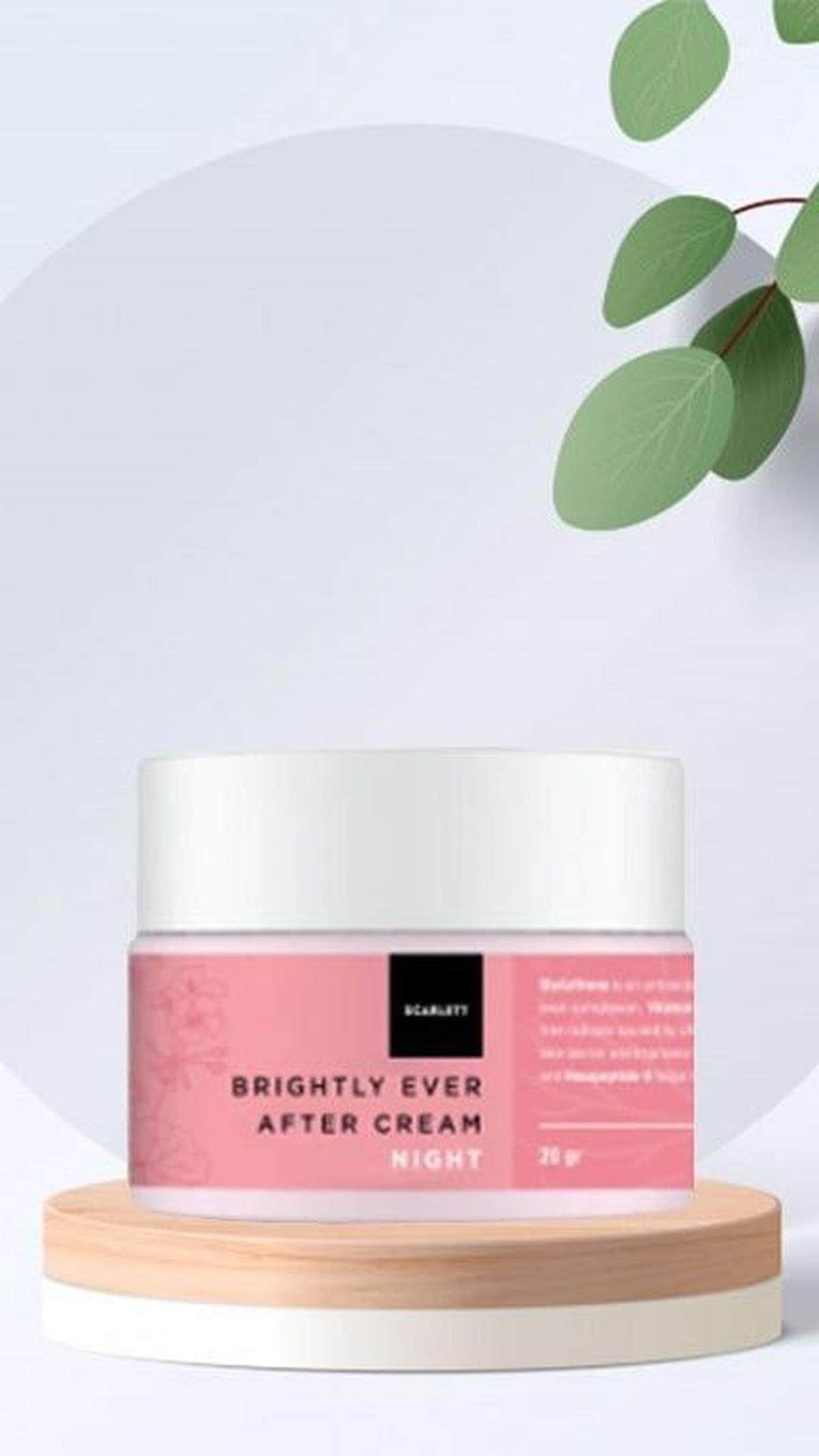 6. Scarlett Whitening Brightly Ever After Day Cream<br>