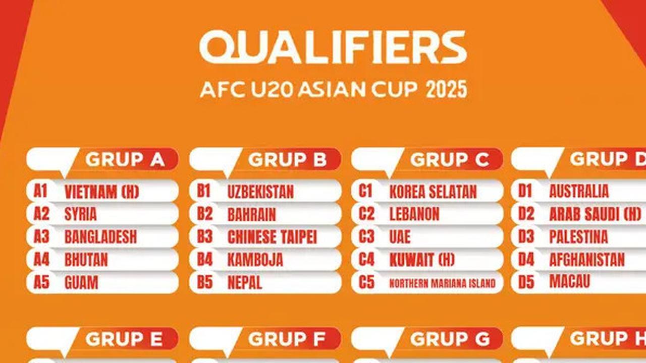 Jadwal Pertandingan Timnas Indonesia U-20 vs Yaman Kualifikasi Piala Asia U-20 2025 di Indosiar, SCTV serta Vidio