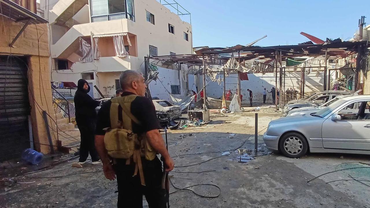 FOTO: Serangan Udara Israel di Ein el-Hilweh Tewaskan 13 Orang di Lebanon Selatan