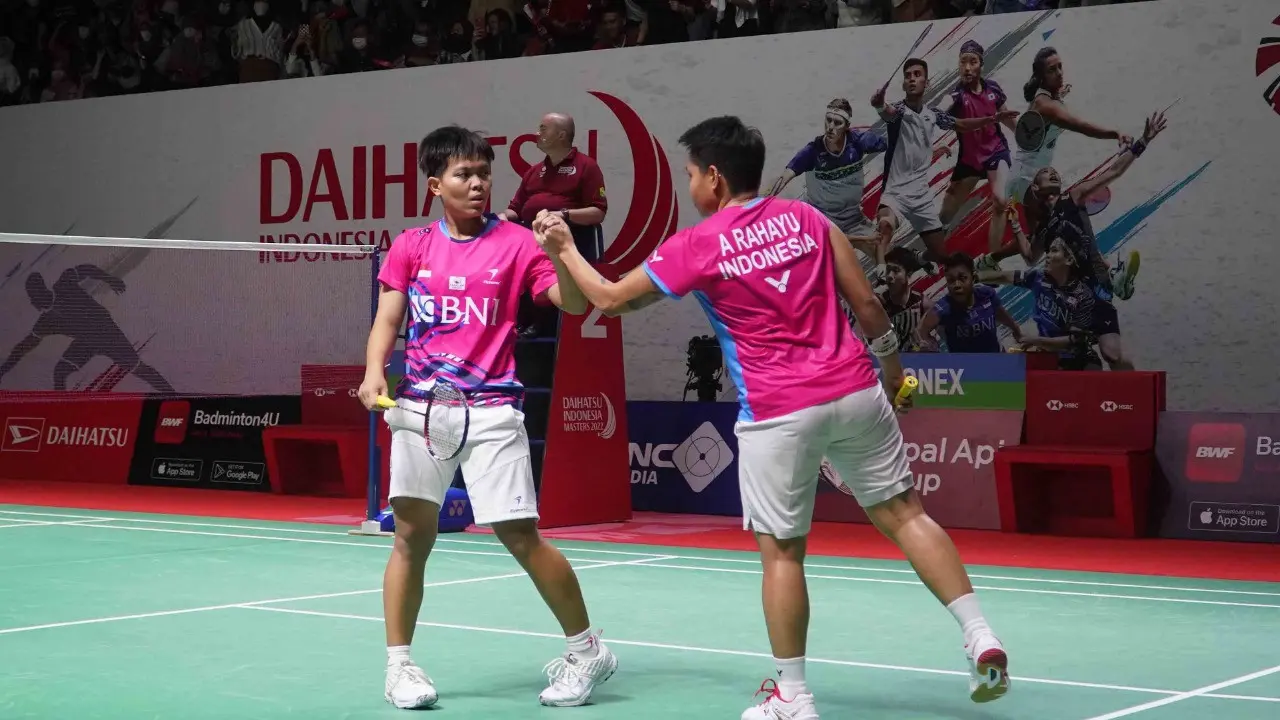 Apriyani Rahayu/Siti Fadia Silva Ramadhanti - Indonesia Masters 2022 - 10 Juni