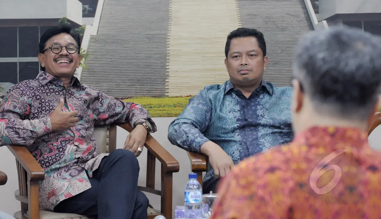 Suasana diskusi "Rupiah Terpuruk dan Dampaknya bagi Perekonomian Indonesia", Jakarta, Kamis (19/03/2015). (Liputan6.com/Andrian M Tunay)