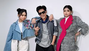 Potret Kompak Valen, Tasya, dan April DA7, Tampil dengan Gaya Unik Kekinian