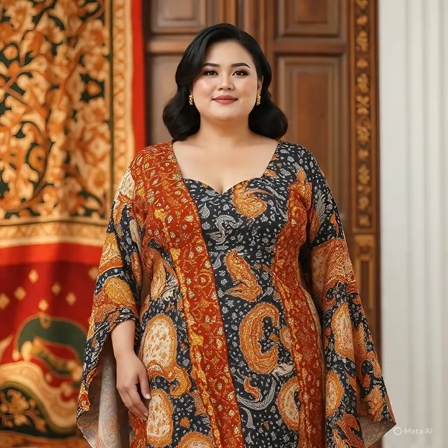 Model Batik Batwing Plus Size Nyaman di 2025