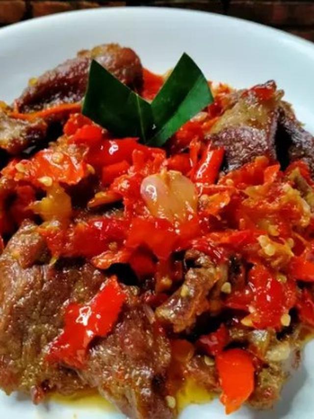 Dendeng Balado Basah