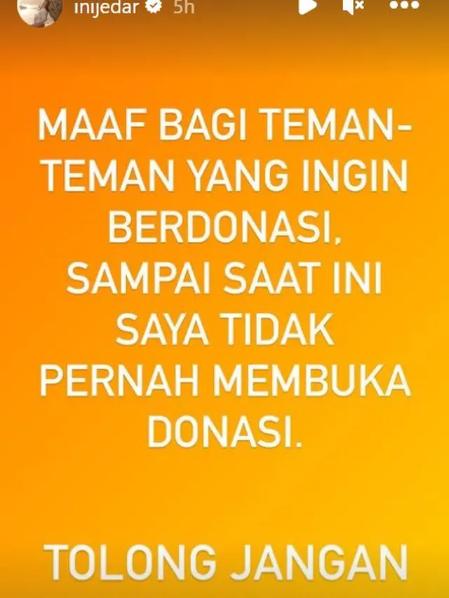Jessica Iskandar Menanggapi Isu Galang Donasi