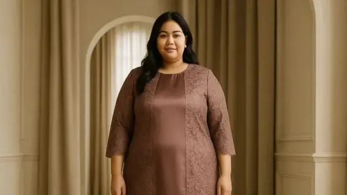 Ilustrasi Model Baju Tunik (Sumber: Meta AI)