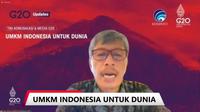 Staf Ahli Menteri Bid. Produktivitas dan Daya Saing, Kementerian Koperasi dan UKM Eddy Satriya, dalam Konferensi Pers #G20Updates, Kamis (6/10/2022).