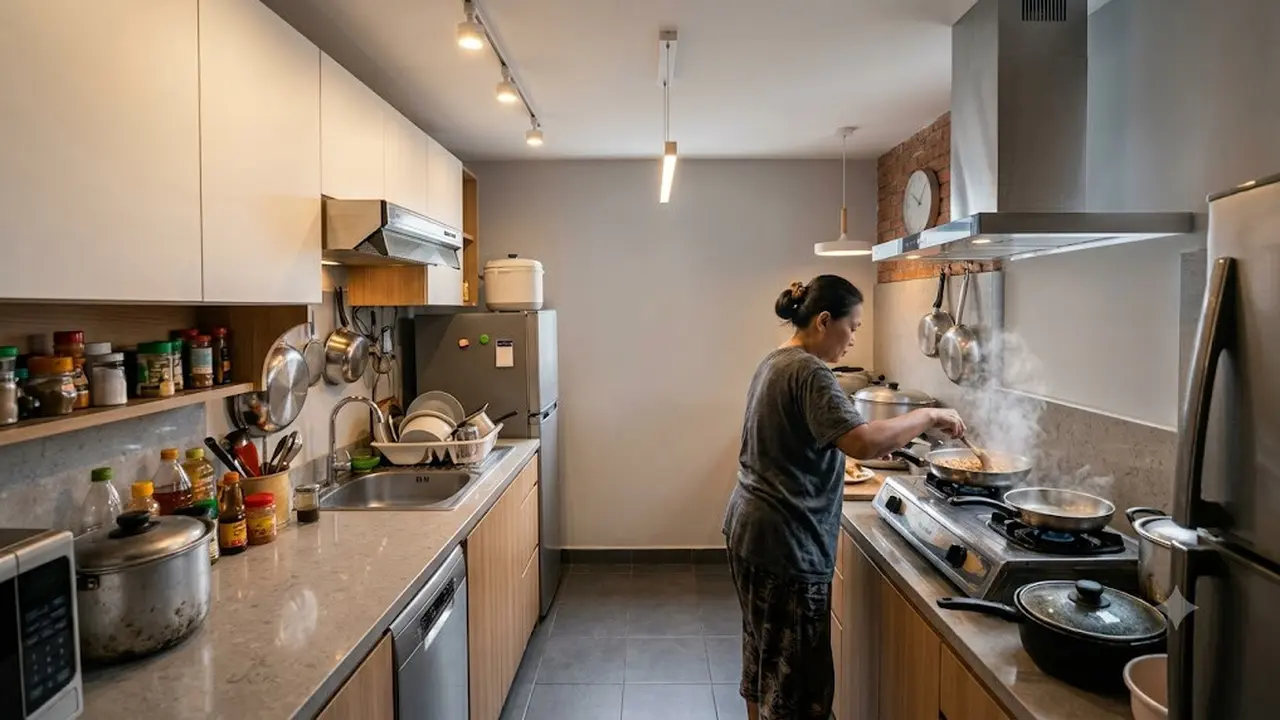 Ilustrasi Kesalahan saat Renovasi Dapur yang Bisa Bikin Rugi di Kemudian Hari/AI Generated
