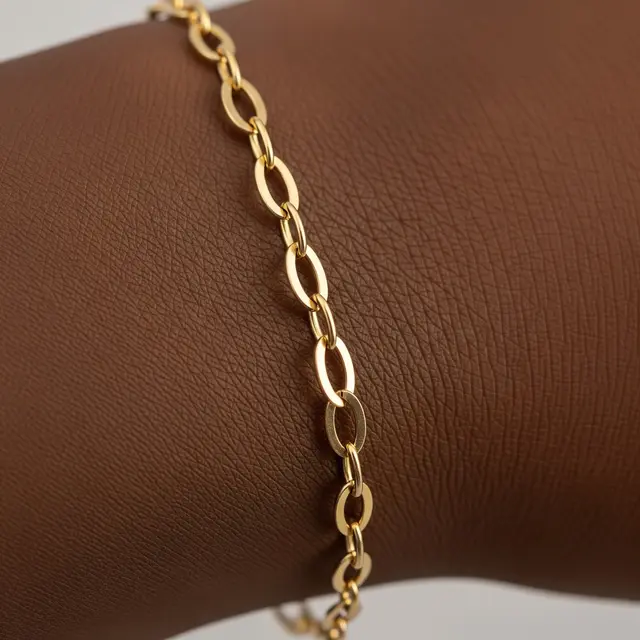 Gelang Emas 4 Gram Tipis Cocok untuk Kulit Sawo Matang