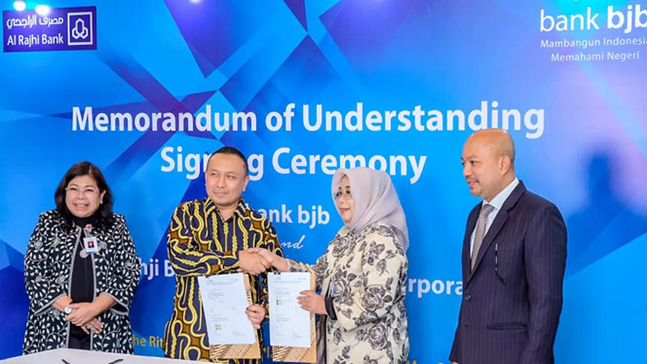 Perluas Segmen Bisnis, bank bjb Tandatangani MoU dengan Al Rajhi Bank