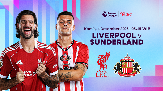 Saksikan Liverpool vs Sunderland di Vidio. (dok. vidio.com)