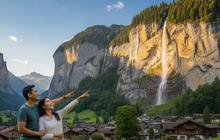 7 Prompt Gemini AI Paling Populer untuk Edit Foto Liburan di Swiss, Tampilkan Keindahan Pegunungan Alpen dan Danau Biru