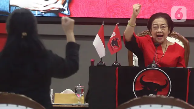 Megawati Lantik Pengurus Baru DPP PDIP