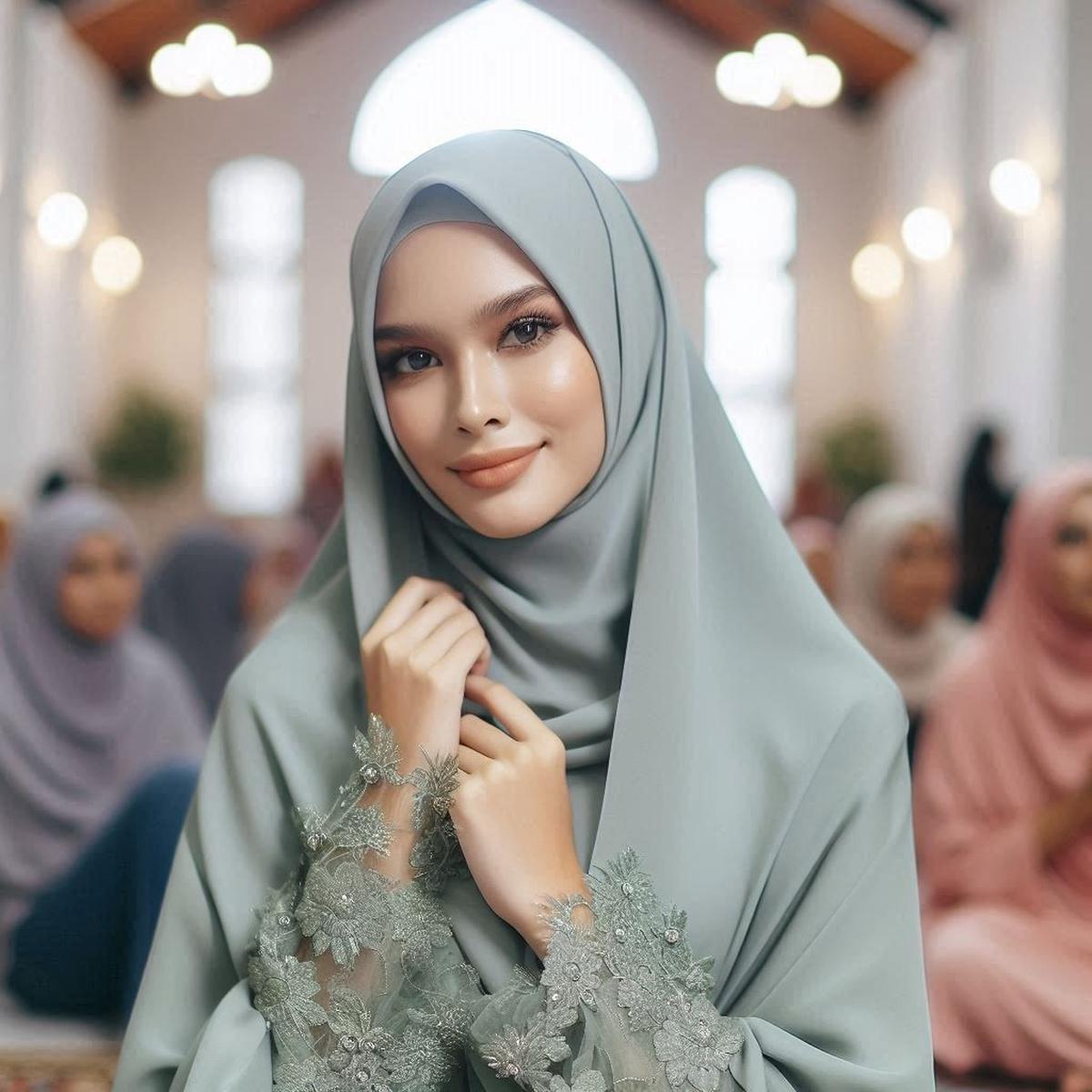 Tren Baju Lebaran 2025 Warna Sage Green