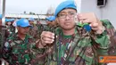 Citizen6, Lebanon: Tim Hygiene Inspection dari Unifil, sedang melakukan pemeriksaan standar kebersihan di Markas Satgas Yonif Mekanis Konga XXIII-E / Unifil (Indobatt), Senin (4/4). (Pengirim: Badarudin)