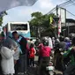 Transjakarta sediakan bus gratis menuju Setu Babakan (Liputan6.com/Devira Prastiwi)