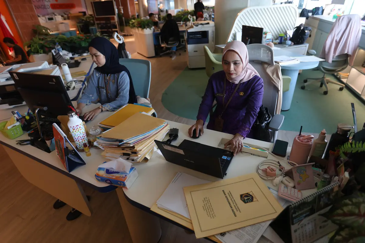 Hari Pertama WFH ASN, Begini Suasana Balai Kota Jakarta