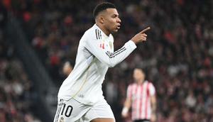 Striker Real Madrid, Kylian Mbappe. (Bola.com/Dok. LaLig)