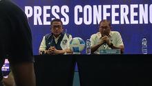 Konferensi pers PSSI di Menara Mandiri, Jakarta, Selasa (16/12/2025) malam dihadiri dua anggota Exco, Endri Erawan dan Sumardji. (Bola.com/Hery Kurniawan)