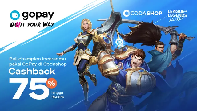 GoPay bekerja sama dengan Codashop