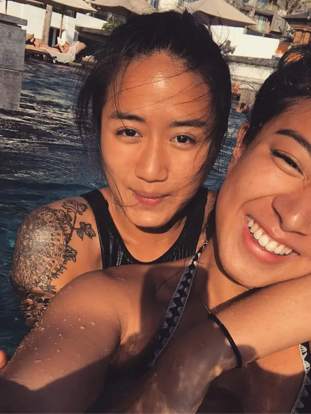 Potret Kompak Chef Renatta dan Adik (sumber: Instagram.com/bubblerey)