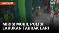 Viral! Mobil Polisi Tabrak Pemotor dan Melarikan Diri