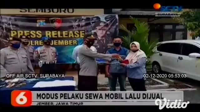 Kepolisian Sektor Semboro, Jember, mengungkap kasus penipuan dan penggelapan belasan kendaraan roda empat. Polisi menyita 14 mobil berbagai jenis, yang digelapkan para tersangka dengan modus sewa atau rental.