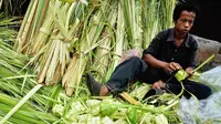 Harapkan Berkah dari Melipat Ketupat