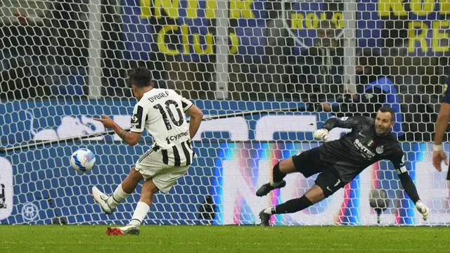 FOTO: Paulo Dybala Gagalkan Kemenangan Inter Milan atas Juventus