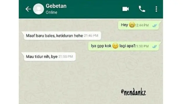 6 Chat Minta Maaf Baru Balas Karena Ketiduran Ini Kocak Sampai Bikin Nyesek