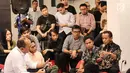 Direktur Penggalangan Pemilih Muda TKN Jokowi-Amin, Bahlil Lahadalia saat menjadi pembicara pada talkshow Kamis Kerja di Hub 86 Jakarta, Kamis (10/1). Talkshow mengusung tema Bisnis Tanpa Hutang, Emang Mungkin? (Liputan6.com/Fery Pradolo)