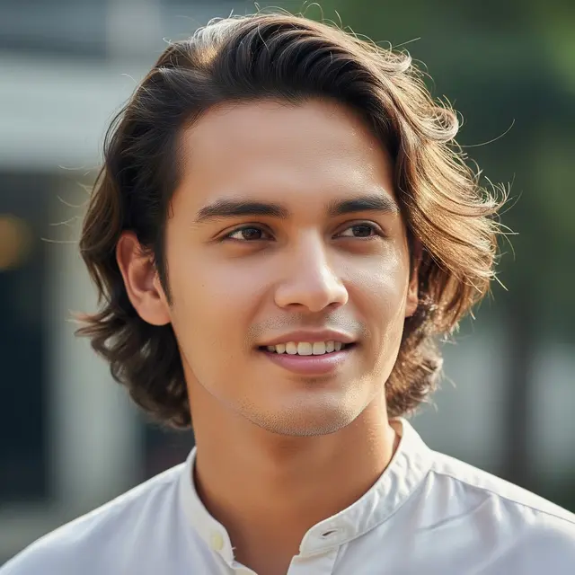 Model Rambut Panjang Pria Jidat Lebar