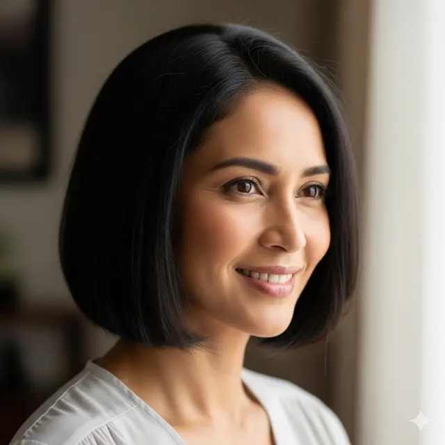 Model Rambut Sederhana Ibu-Ibu Tanpa Banyak Styling
