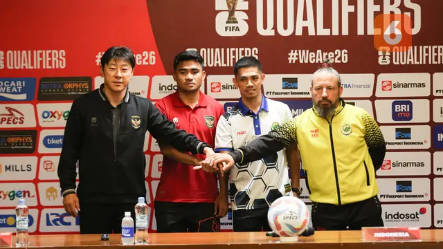 Konferensi Pers Jelang Laga Putaran Pertama Kualifikasi Piala Dunia 2026: Timnas Indonesia vs Brunei Darussalam