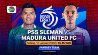 BRI Liga 1 Selasa 18 Januari : PSS Sleman Vs Madura United FC