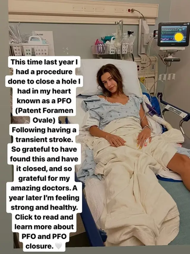 Hailey Bieber ungkap rasa syukur setelah tahun lalu jalani operasi jantung. (Foto: Instagram/tag/haileybieber)