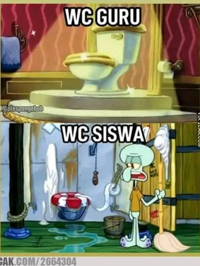 7 Meme Potret Pemandangan Toilet di Sekolah Ini Bikin Geleng Kepala