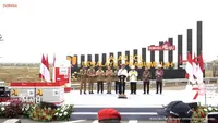 Presiden Joko Widodo meresmikan tol Indralaya-Prabumulih di Sumsel (Dok. Humas PT Hutama Karya / Nefri Inge)