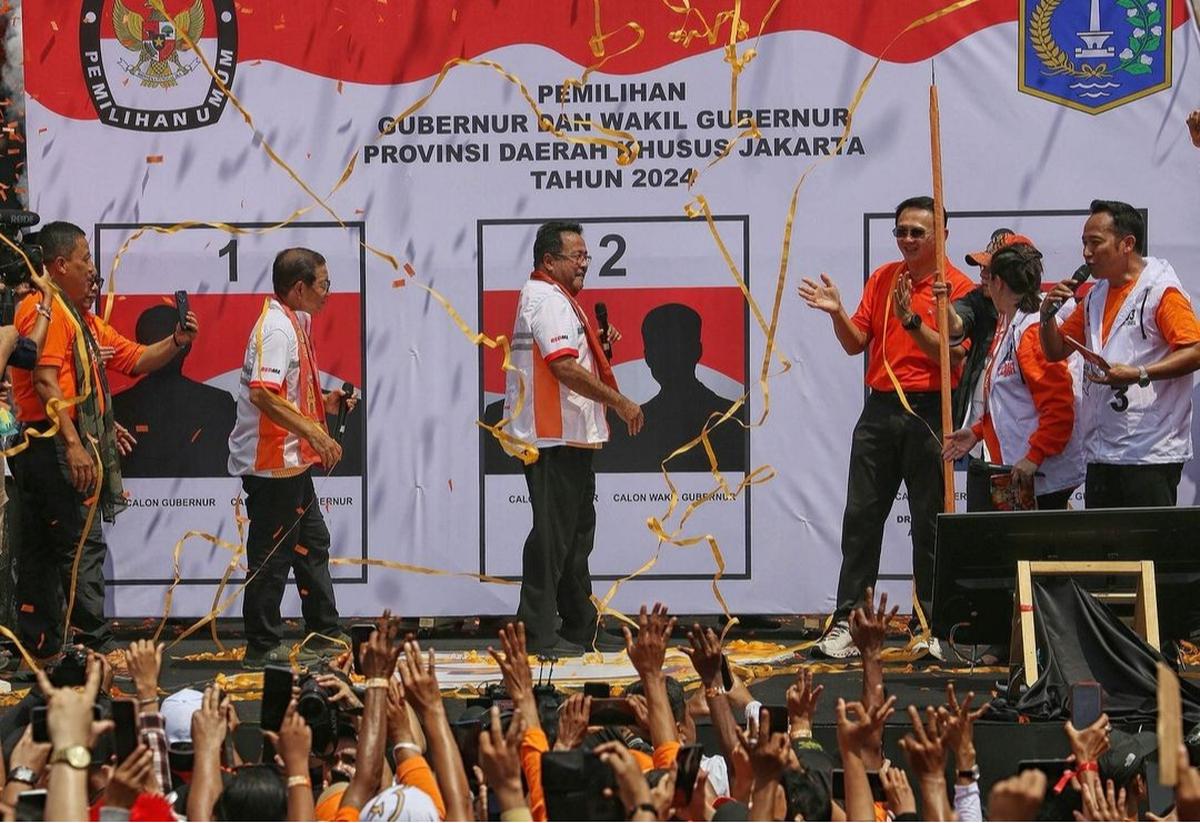 Anies dan Ahok satu barisan dukung Pramono-Rano di Pilkada Jakarta