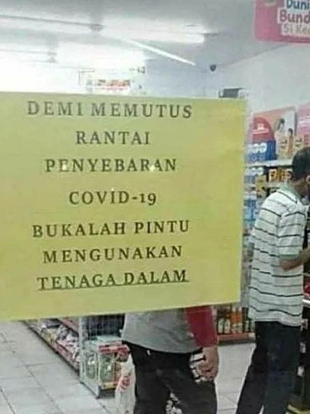 6 Pengumuman Nyeleneh di Tempat Umum Ini Bikin Gagal Paham