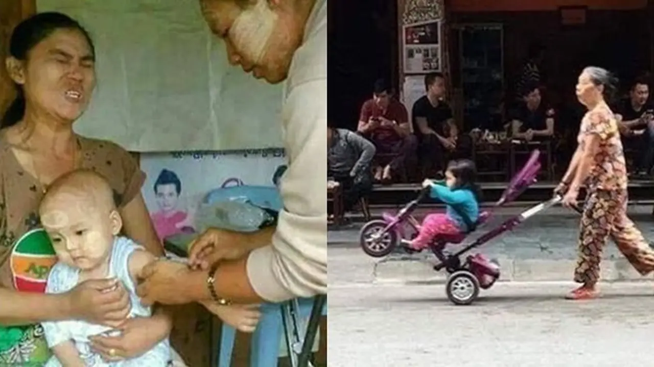 6 Aksi Ibu-Ibu Saat Mengasuh Anak Ini Absurd, Ada-Ada Saja
