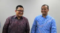 Dirut PT Transjakarta Donny Andy S Saragih (kiri) dan mantan Dirut PT Transjakarta Agung Wicaksono (kanan). (Dok PT Transjakarta)