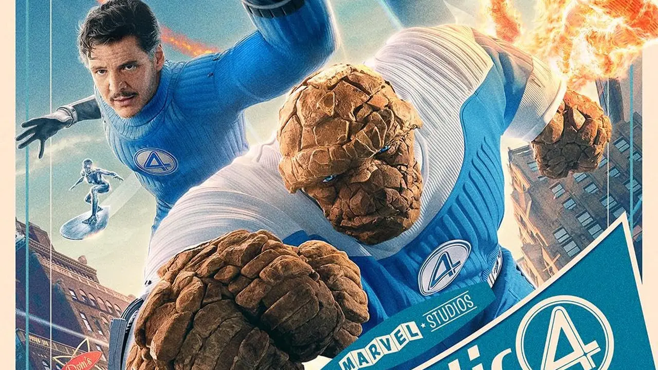 Poster film The Fantastic Four: First Steps. (Foto: Dok. Walt Disney Studios/ Marvel Studios)