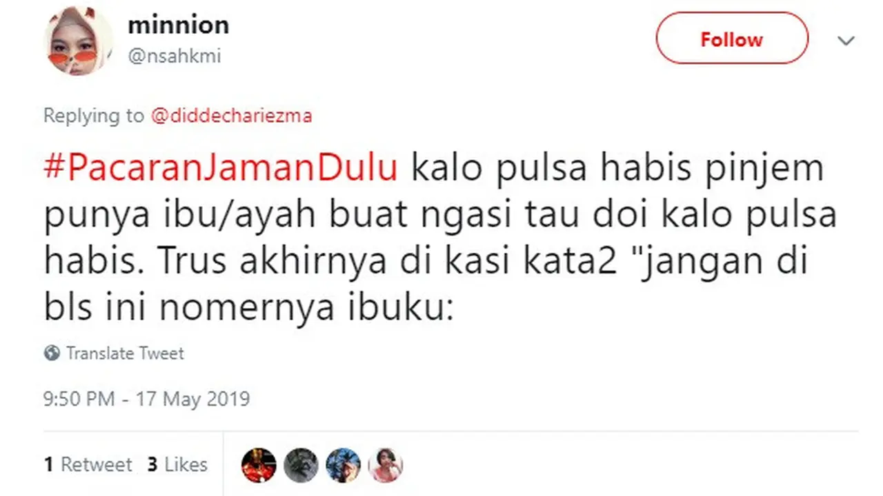 pacaran zaman dulu