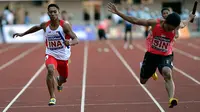 Indonesia Gagal Raih Emas Lari 100 Meter Putra