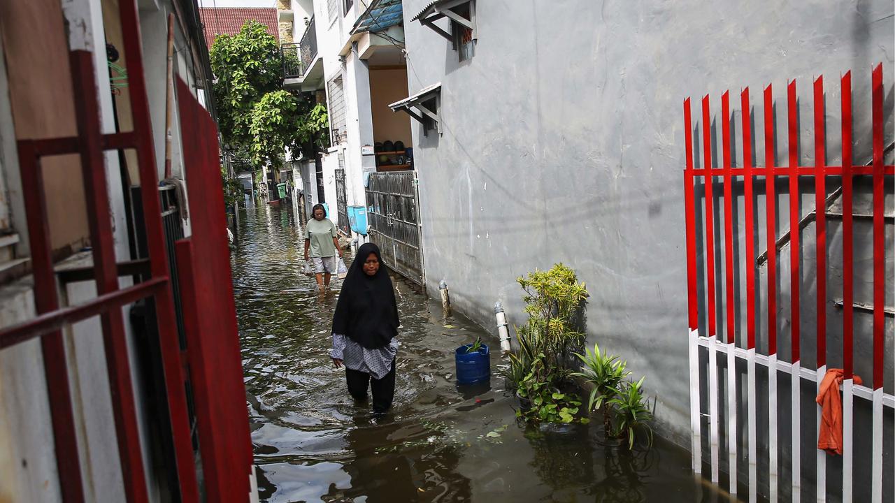 Banjir di Jakarta belum surut