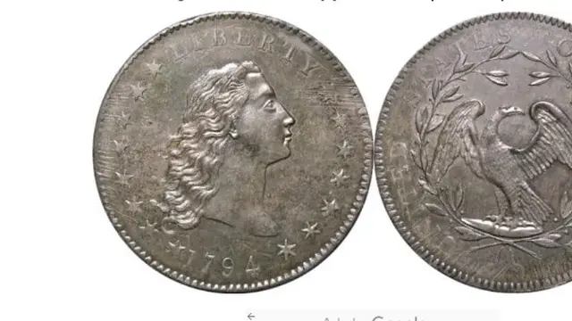 Flowing Hair Silver/Copper Dollar (1794/5)