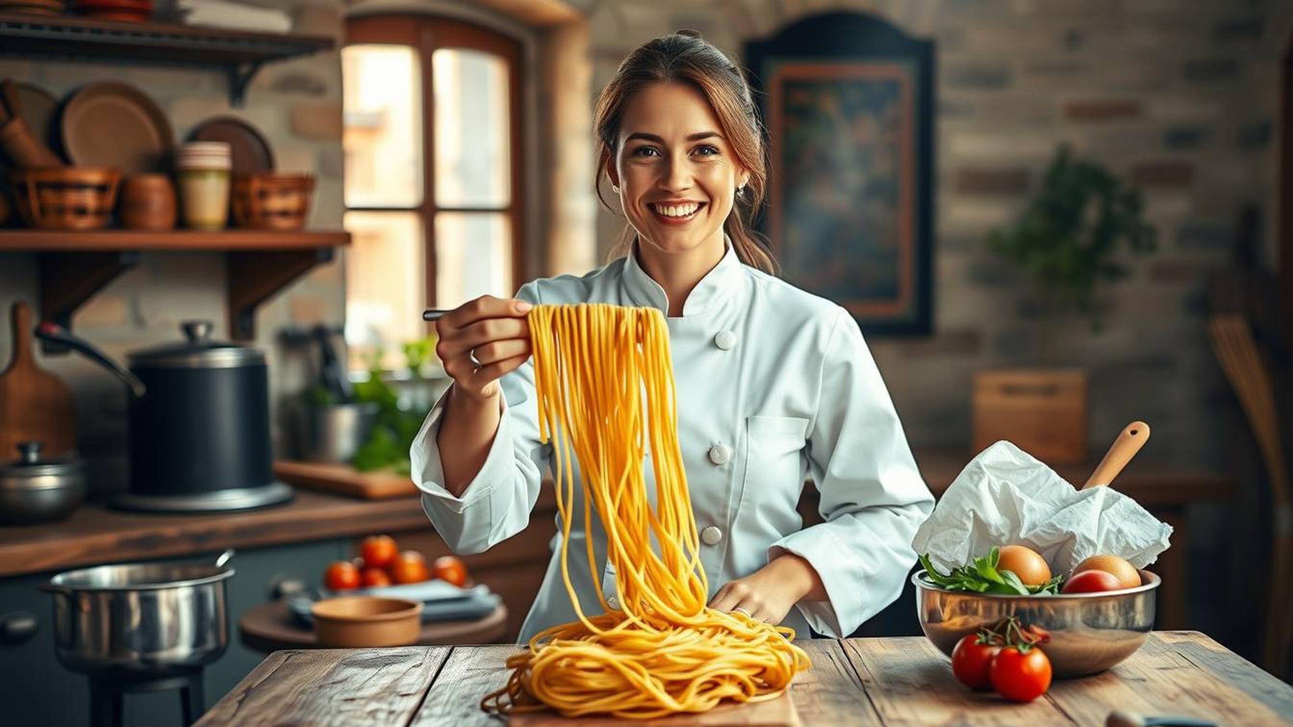 Proses memasak saus tomat untuk spaghetti